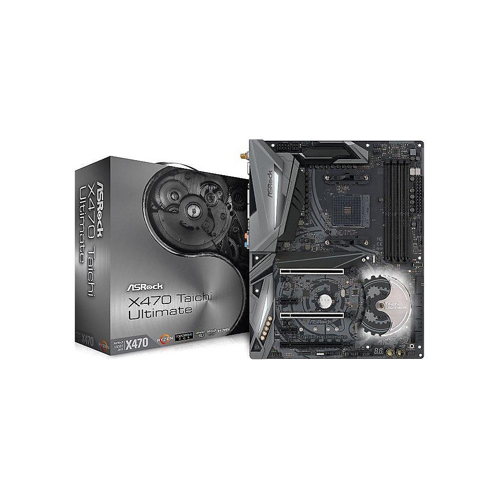 ASRock X470 Taichi Ultimate AM4 ATX Mainboard 2xLAN/M.2/HDMI/USB3.1/WLAN/BT, ASRock, X470, Taichi, Ultimate, AM4, ATX, Mainboard, 2xLAN/M.2/HDMI/USB3.1/WLAN/BT