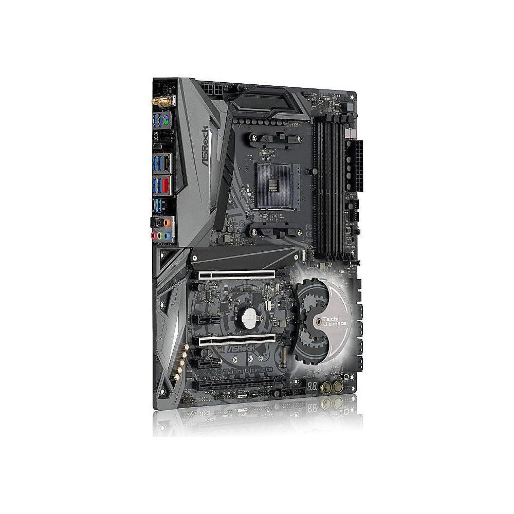 ASRock X470 Taichi Ultimate AM4 ATX Mainboard 2xLAN/M.2/HDMI/USB3.1/WLAN/BT, ASRock, X470, Taichi, Ultimate, AM4, ATX, Mainboard, 2xLAN/M.2/HDMI/USB3.1/WLAN/BT