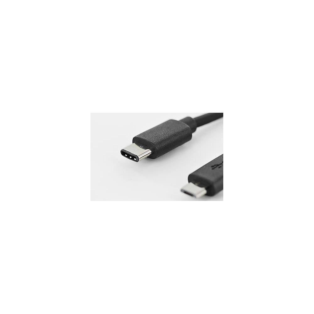 Assmann USB 2.0 Kabel 1,8m Typ-C zu micro-B St./St. schwarz