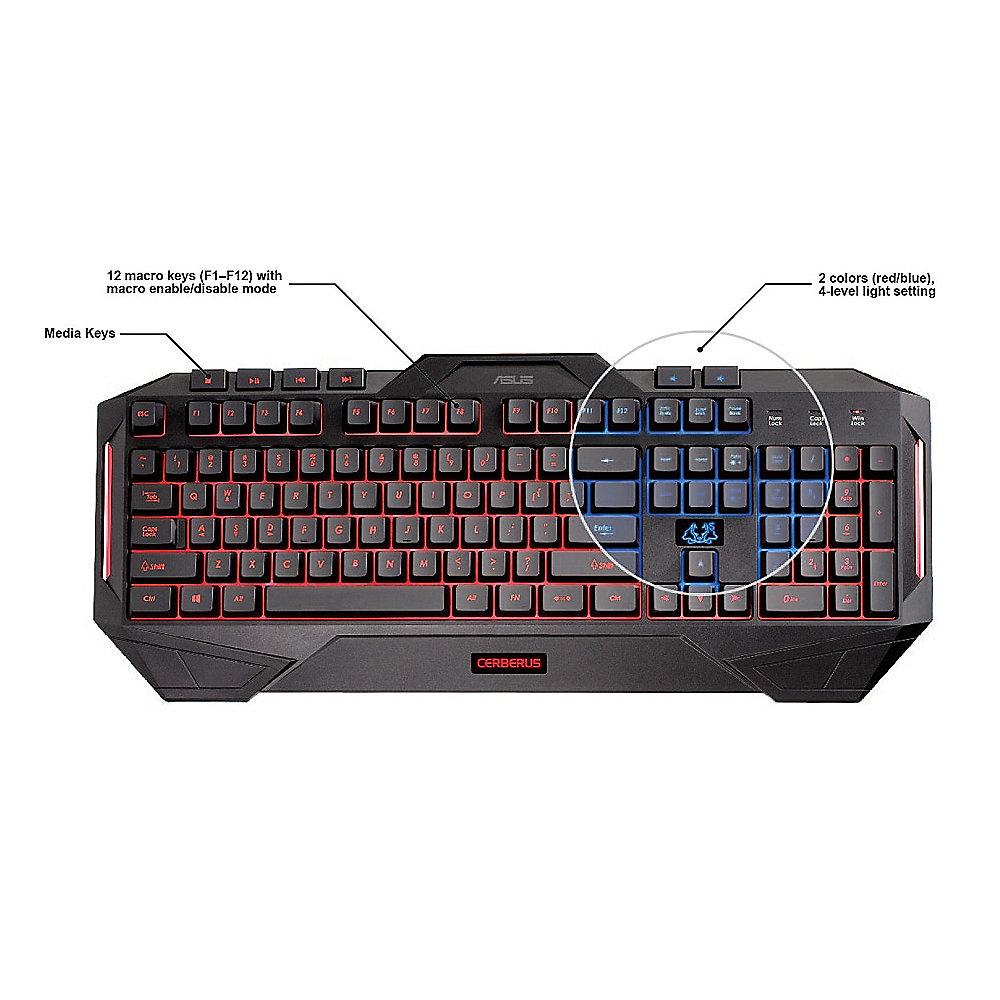 Asus Cerberus Gaming USB2.0 Tastatur