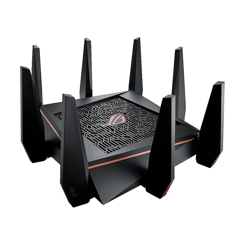 ASUS GT-AC5300 ROG Rapture Tri-Band WLAN-ac Router mit 9 RJ45 Ports, ASUS, GT-AC5300, ROG, Rapture, Tri-Band, WLAN-ac, Router, 9, RJ45, Ports