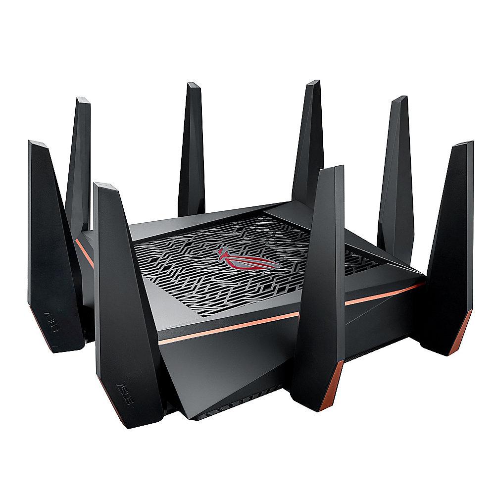ASUS GT-AC5300 ROG Rapture Tri-Band WLAN-ac Router mit 9 RJ45 Ports, ASUS, GT-AC5300, ROG, Rapture, Tri-Band, WLAN-ac, Router, 9, RJ45, Ports