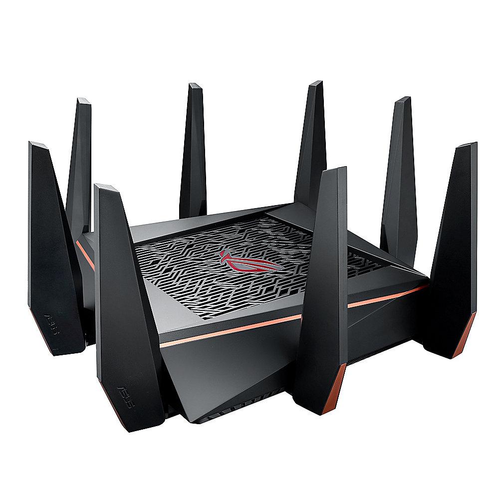 ASUS GT-AC5300 ROG Rapture Tri-Band WLAN-ac Router mit 9 RJ45 Ports