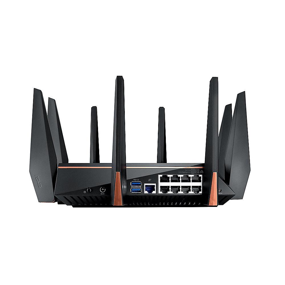 ASUS GT-AC5300 ROG Rapture Tri-Band WLAN-ac Router mit 9 RJ45 Ports