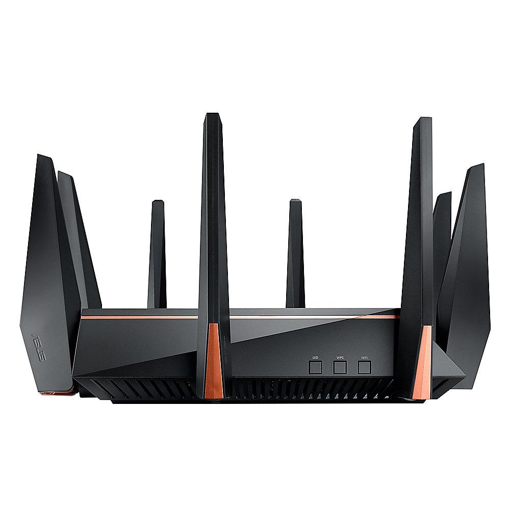 ASUS GT-AC5300 ROG Rapture Tri-Band WLAN-ac Router mit 9 RJ45 Ports