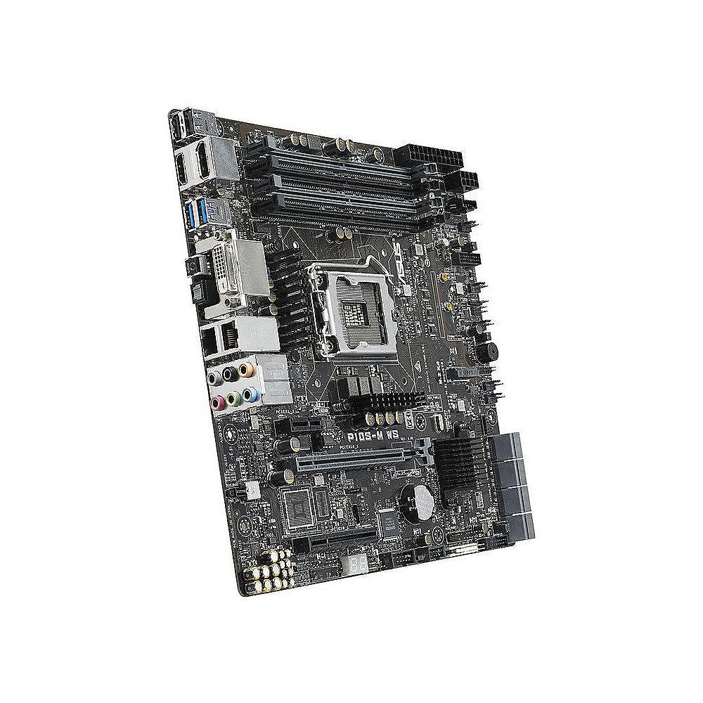 ASUS P10S-M WS 2xGL/USB3.0/SATA600/DVI/HDMI/DP µATX Mainboard C236 Sockel 1151