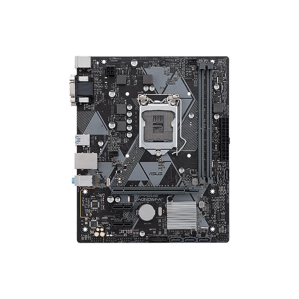 ASUS Prime H310M-K mATX Mainboard Sockel 1151v2 DVI/VGA/USB3.1 (Gen1)