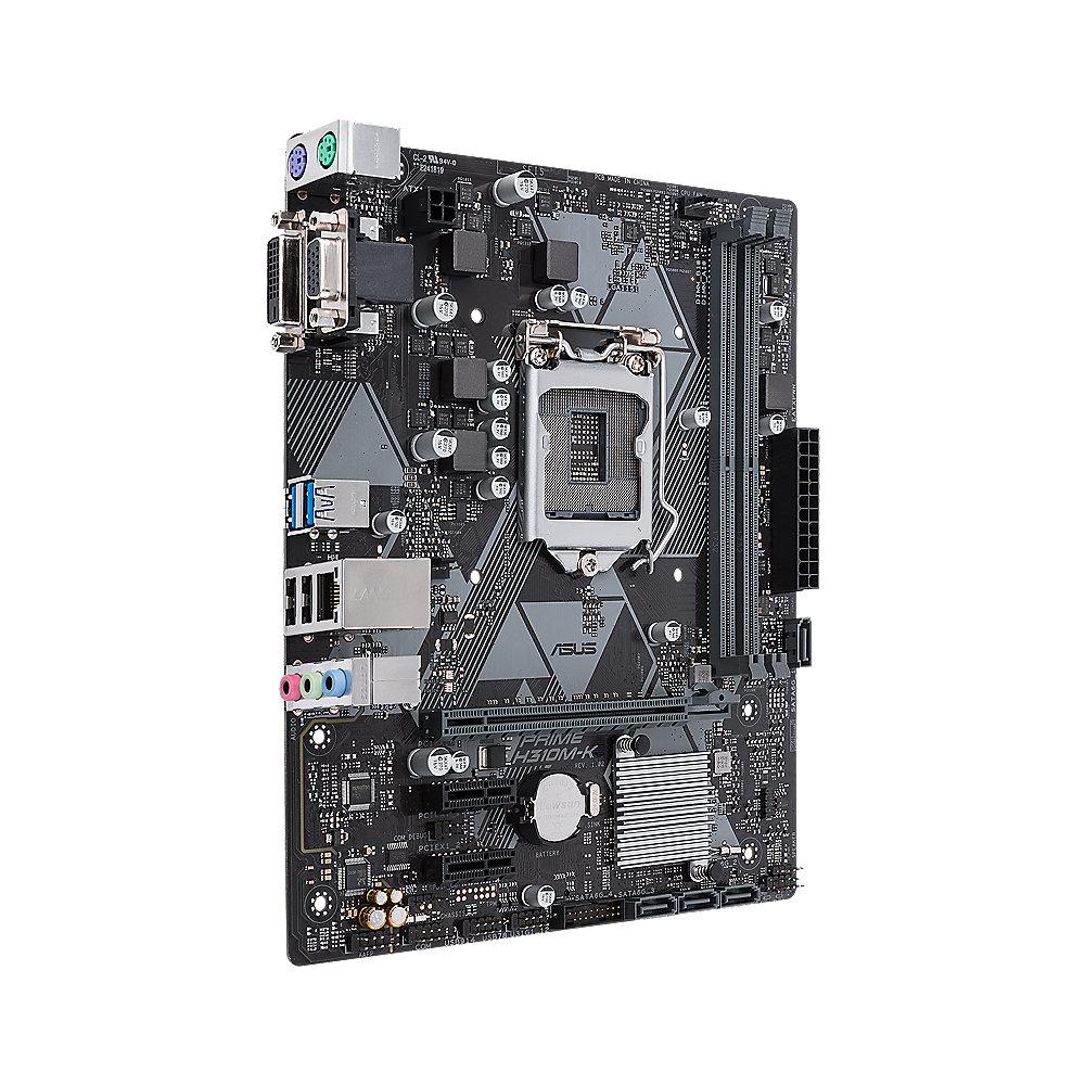 ASUS Prime H310M-K mATX Mainboard Sockel 1151v2 DVI/VGA/USB3.1 (Gen1)