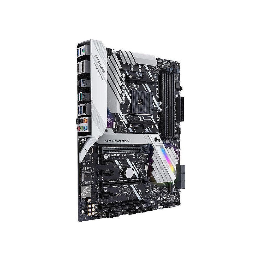 ASUS Prime X470-Pro ATX Mainboard Sockel AM4   AMD Ryzen R7 2700X CPU