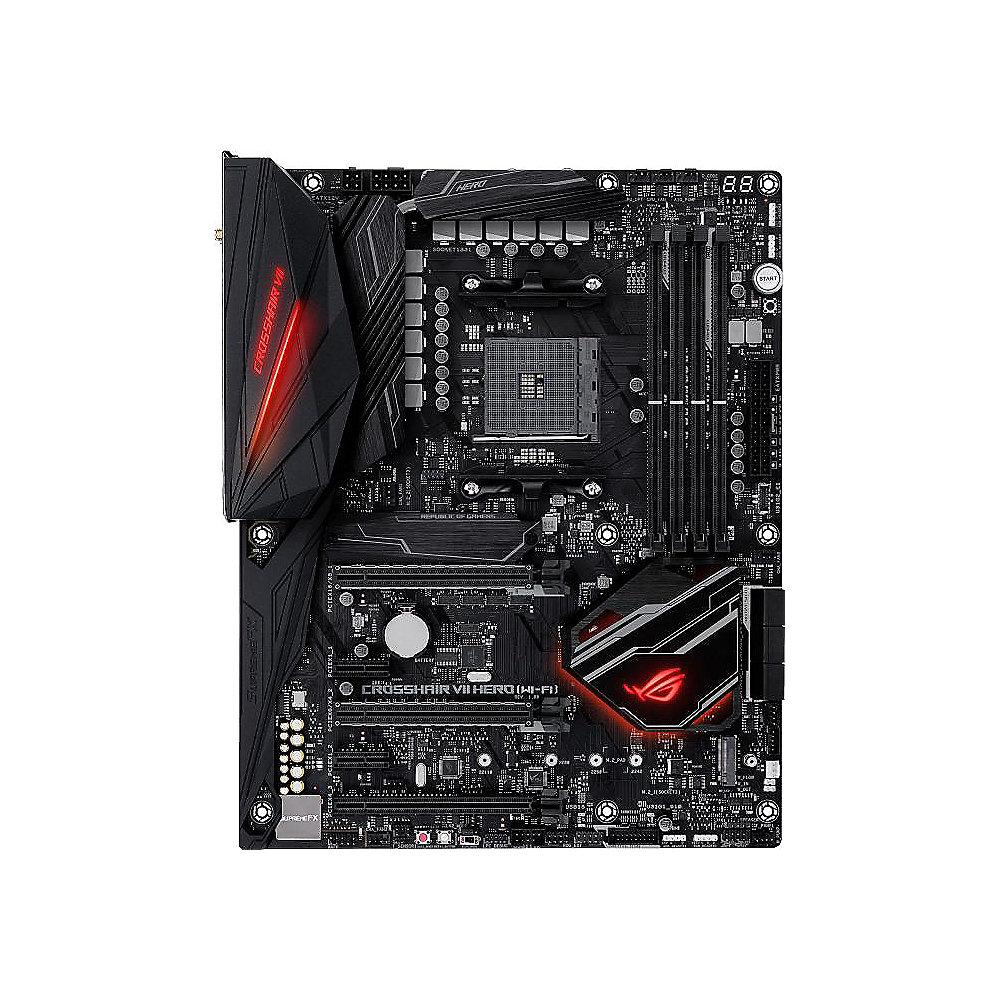 ASUS ROG Crosshair VII HERO X470 WiFi AC ATX Mainboard Sockel AM4 USB3.1/M.2/AC