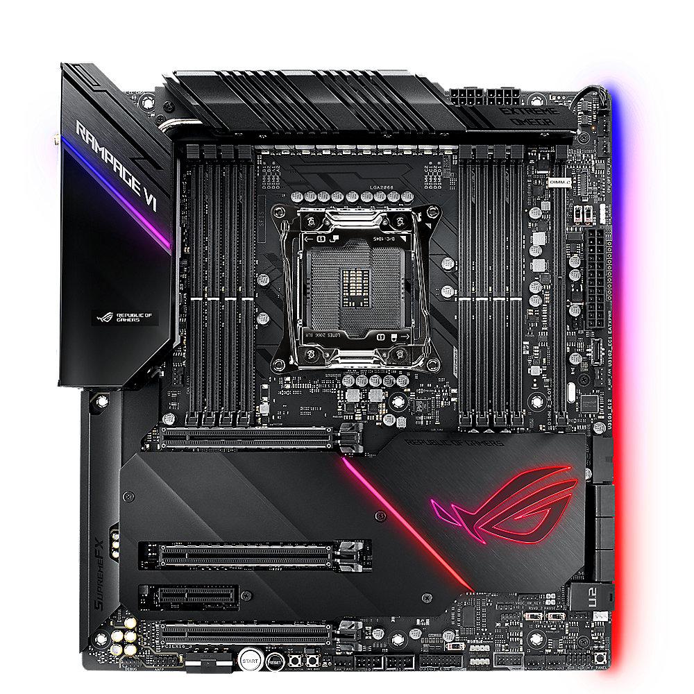 ASUS ROG Rampage VI Extreme Omega EATX Mainboard Sockel 2066 USB3.1/M.2/WiFi/BT