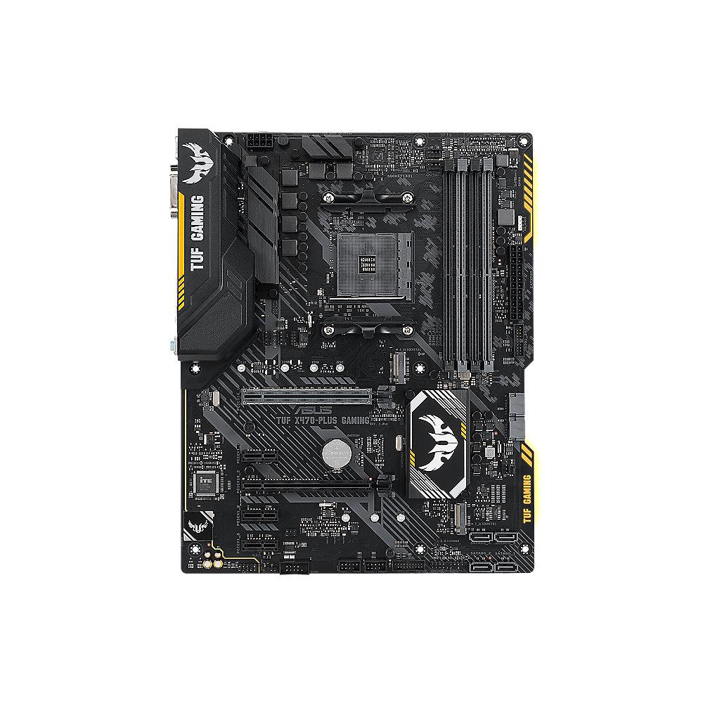 ASUS TUF X470-Plus Gaming ATX Mainboard Sockel AM4 USB3.1(Gen2 Typ C)/M.2