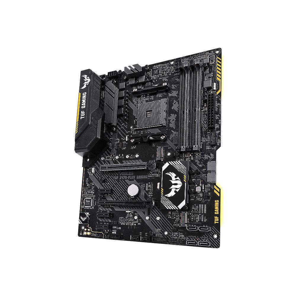 ASUS TUF X470-Plus Gaming ATX Mainboard Sockel AM4 USB3.1(Gen2 Typ C)/M.2