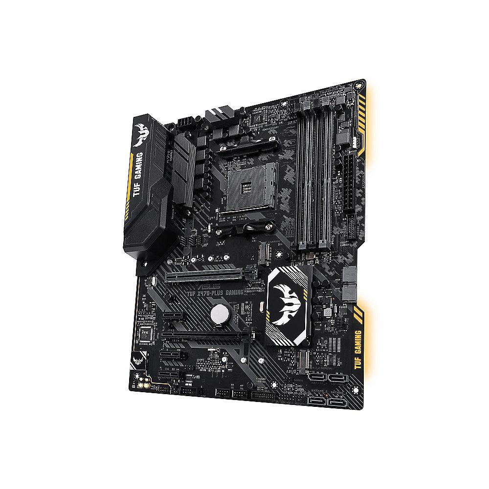 ASUS TUF X470-Plus Gaming ATX Mainboard Sockel AM4 USB3.1(Gen2 Typ C)/M.2
