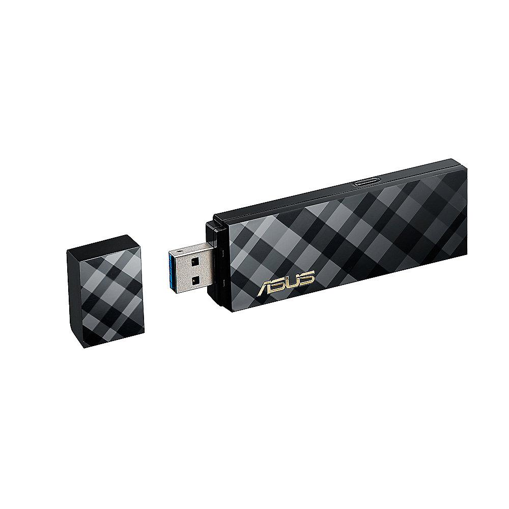 ASUS USB-AC54 AC1300 USB 3.0 AC-WLAN Stick 867Mbit DualBand, ASUS, USB-AC54, AC1300, USB, 3.0, AC-WLAN, Stick, 867Mbit, DualBand