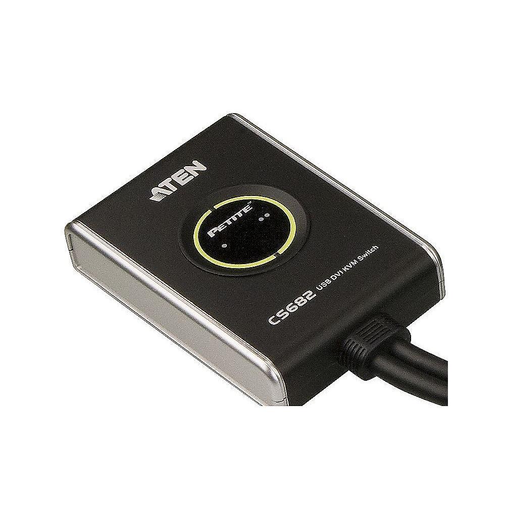 Aten CS682 KVM Switch DVI/USB2.0/Audio für 2 PC