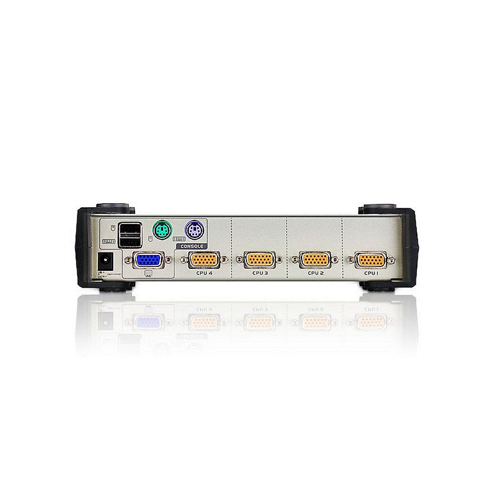 Aten CS84U KVM Switch 4-fach PS/2 oder USB