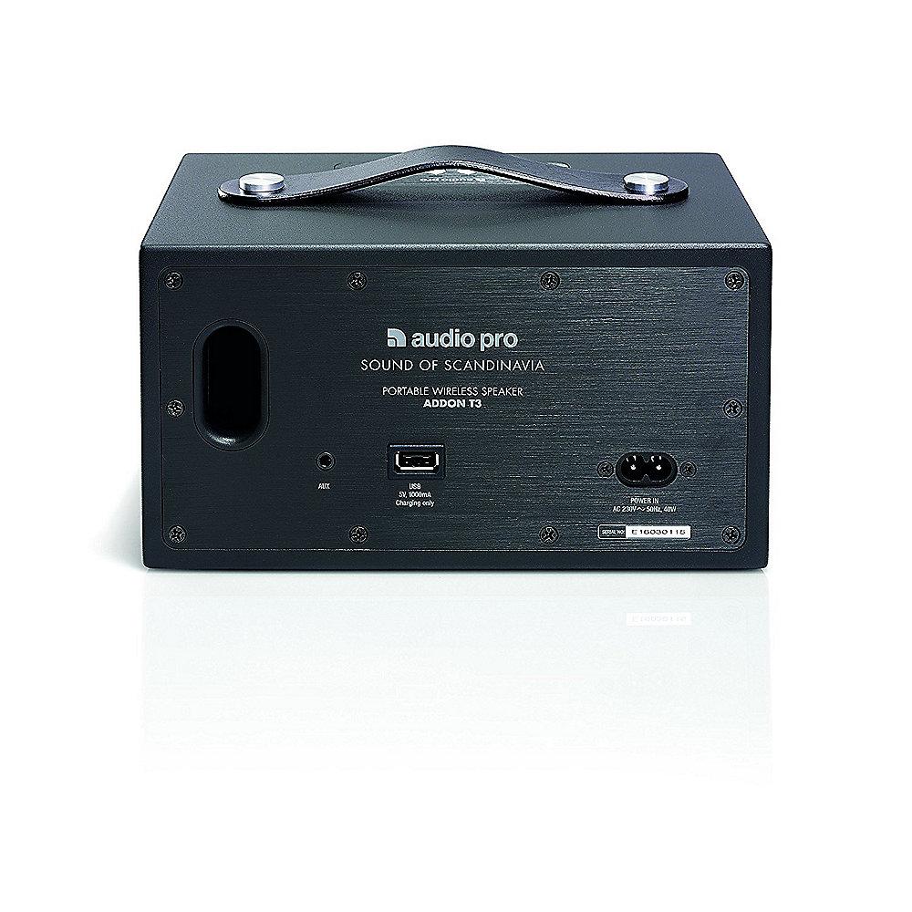 Audio Pro Addon T3 Bluetooth-Lautsprecher schwarz Aux-in