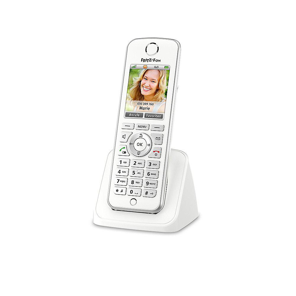 AVM 2x FRITZ!Fon C4 schnurloses DECT-Komforttelefon für FRITZ!Box