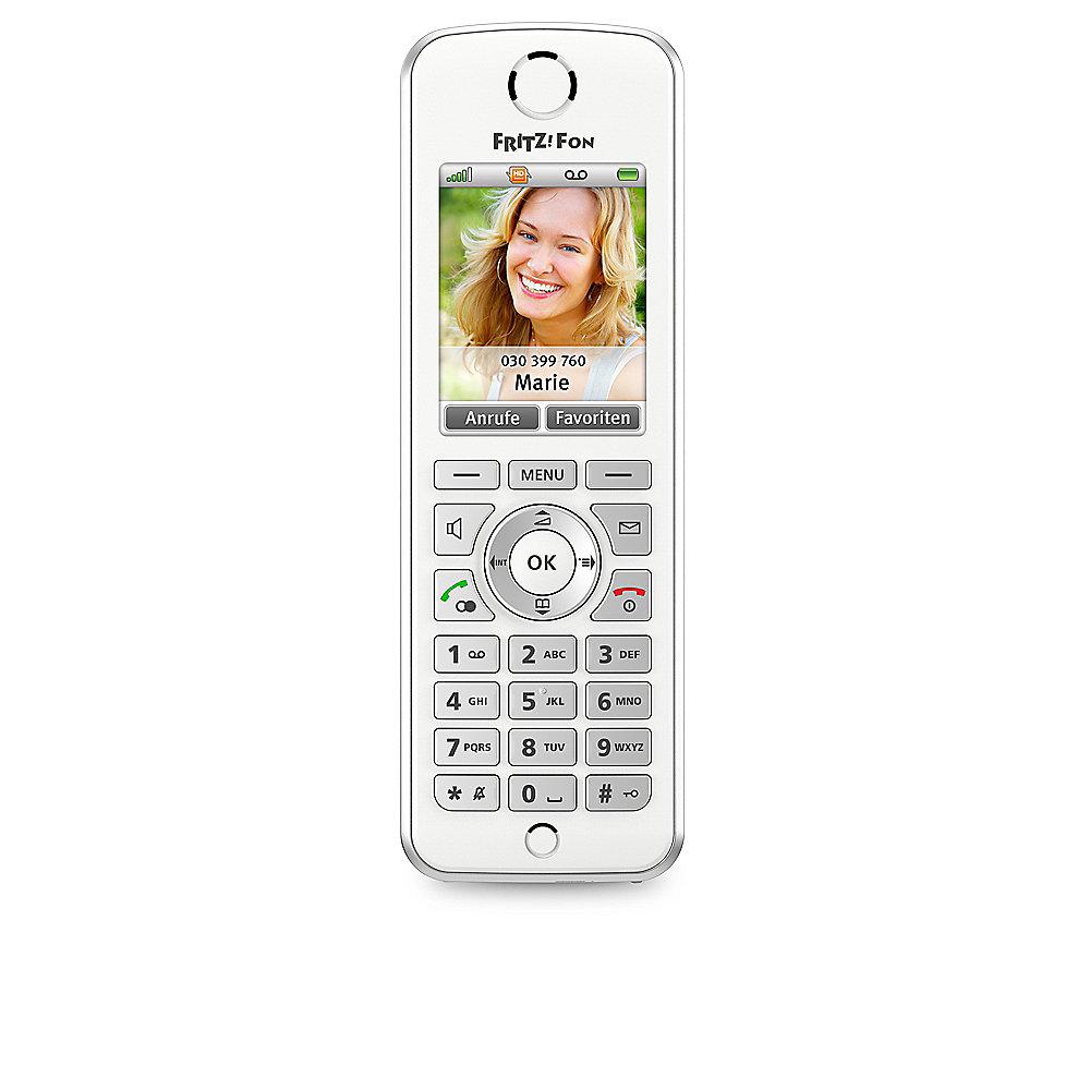 AVM 2x FRITZ!Fon C4 schnurloses DECT-Komforttelefon für FRITZ!Box