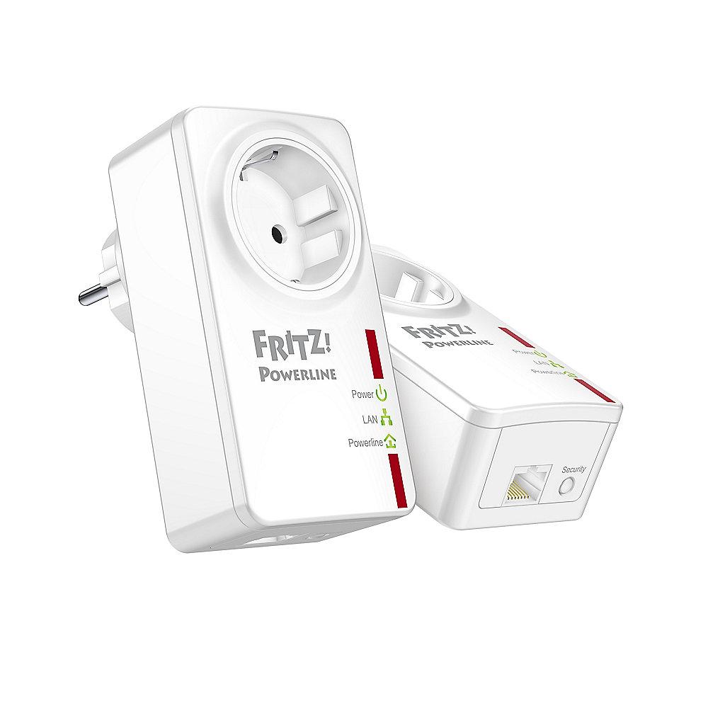 AVM FRITZ!Powerline 530E Set (500 Mbit/s, Fast-Ethernet-LAN, Steckdose)