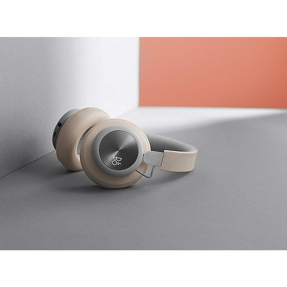 B&O PLAY BeoPlay H4 Over Ear Bluetooth-Kopfhörer sand-grau, B&O, PLAY, BeoPlay, H4, Over, Ear, Bluetooth-Kopfhörer, sand-grau