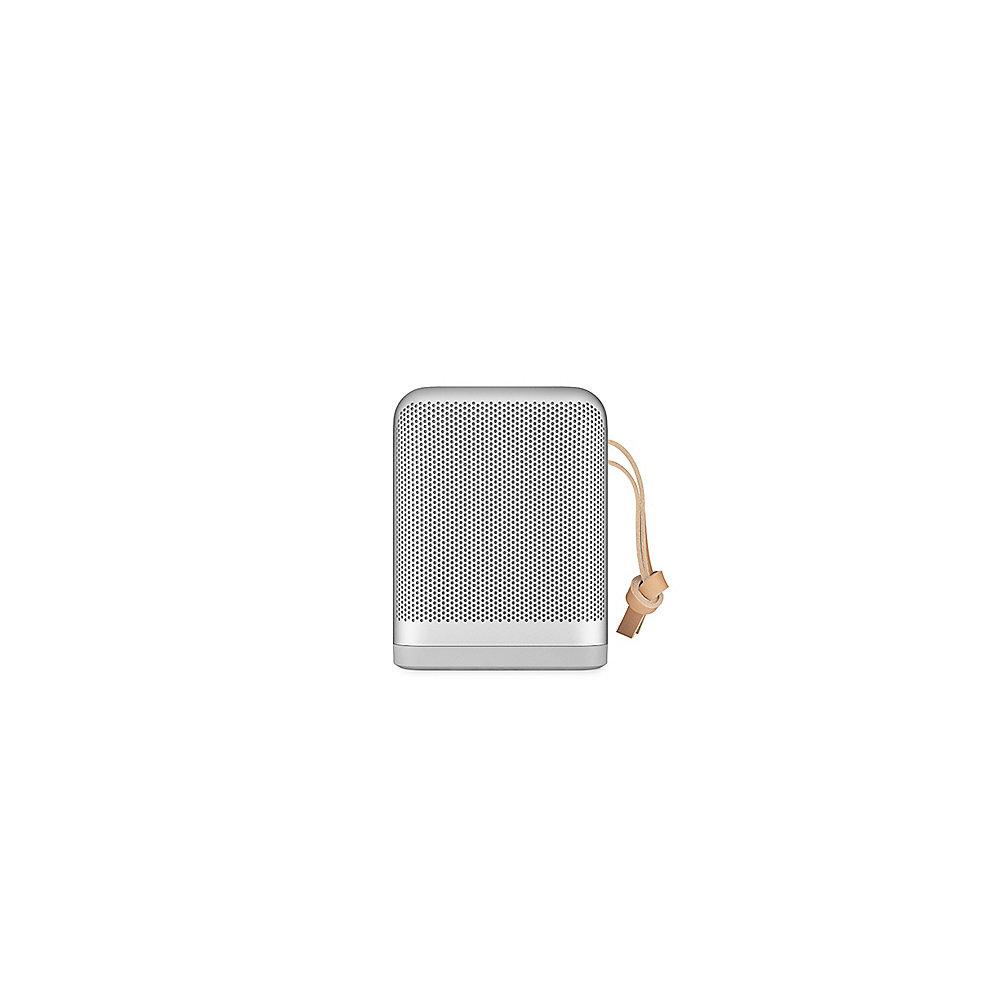 B&O PLAY BeoPlay P6 silber Bluetooth Lautsprecher USB-C Sprachsteuerung, B&O, PLAY, BeoPlay, P6, silber, Bluetooth, Lautsprecher, USB-C, Sprachsteuerung