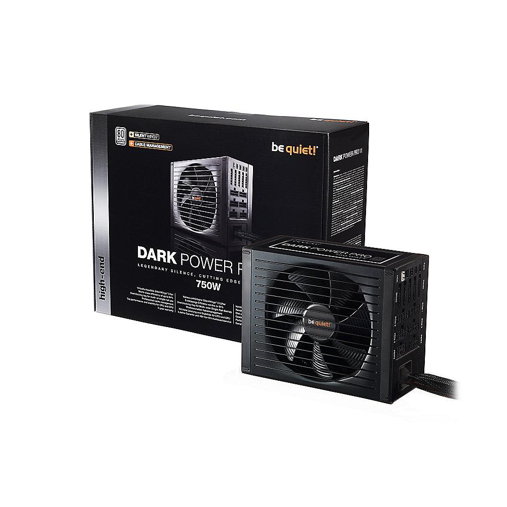 be quiet! Dark Power Pro 11 750 Watt  ATX V2.4 80  Platinum Netzteil modular