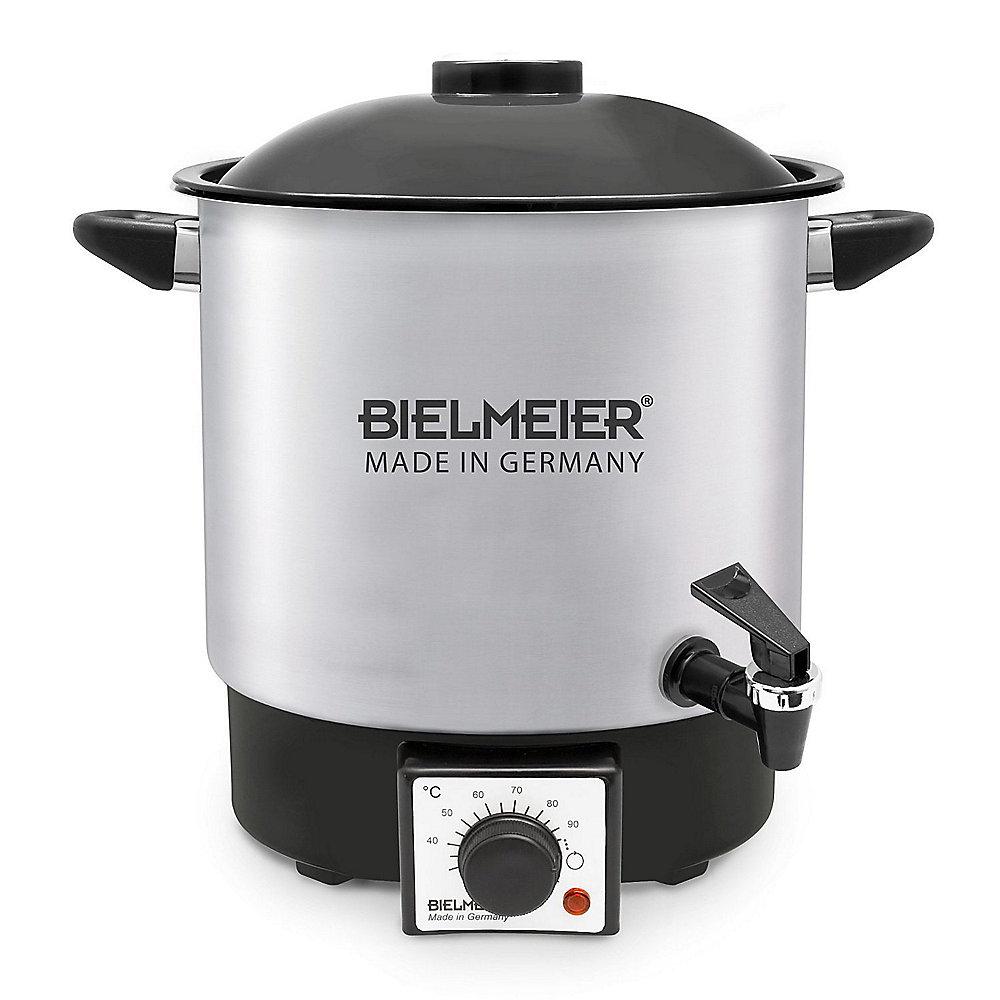 Bielmeier BHG 990.1 Einkoch-Halbautomat Edelstahl 9l 1000W Ablaufhahn