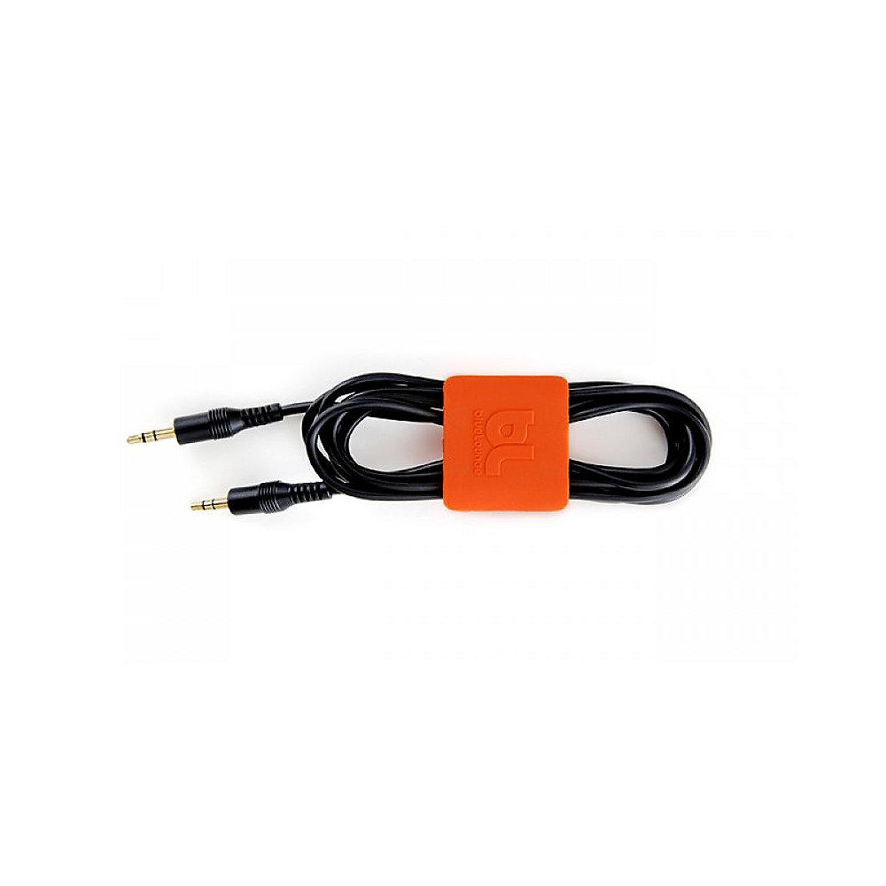 Bluelounge CableClip Kabelbinder mittel grau / orange