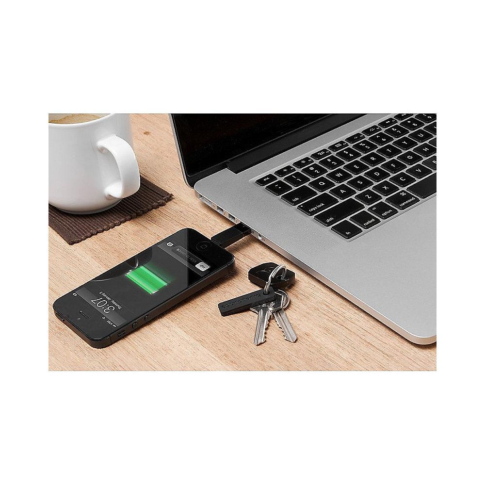 Bluelounge Kii USB - Lightning Adapter Stecker schwarz