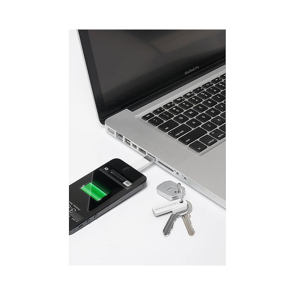 Bluelounge Kii USB - Lightning Adapter Stecker weiß, Bluelounge, Kii, USB, Lightning, Adapter, Stecker, weiß