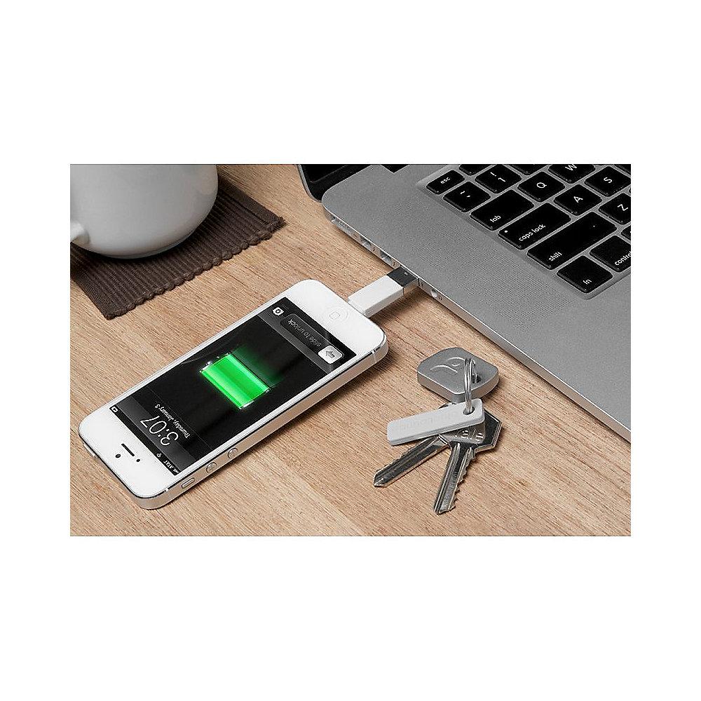 Bluelounge Kii USB - Lightning Adapter Stecker weiß