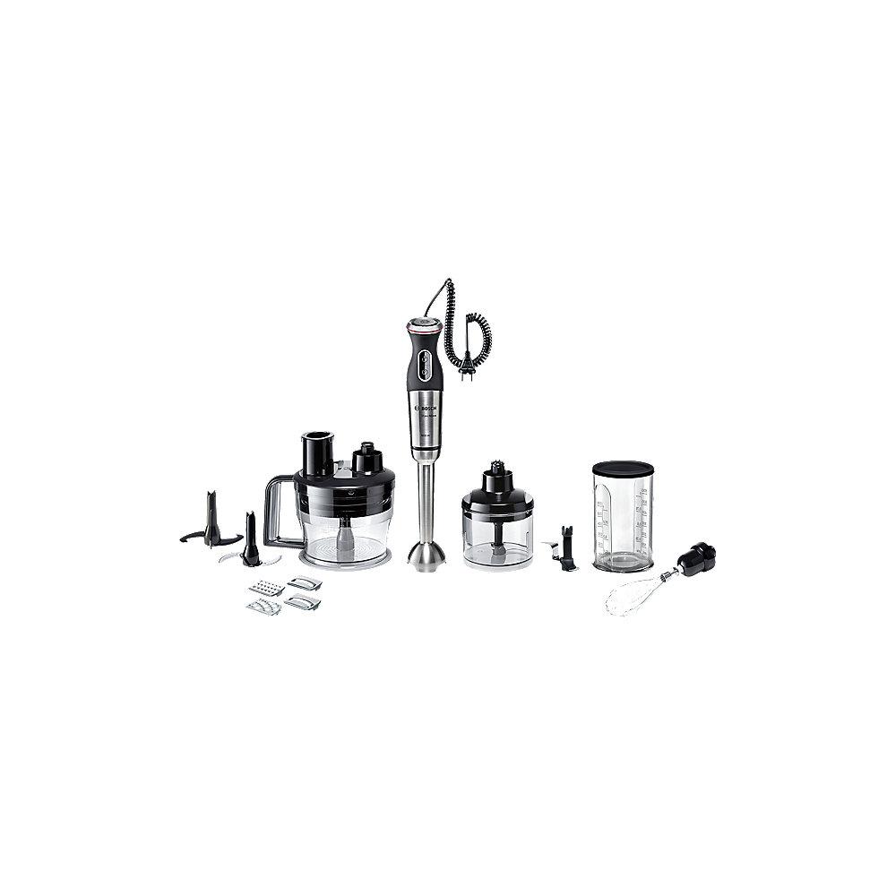 Bosch MSM88190 Stabmixer-Set schwarz / Edelstahl gebürstet