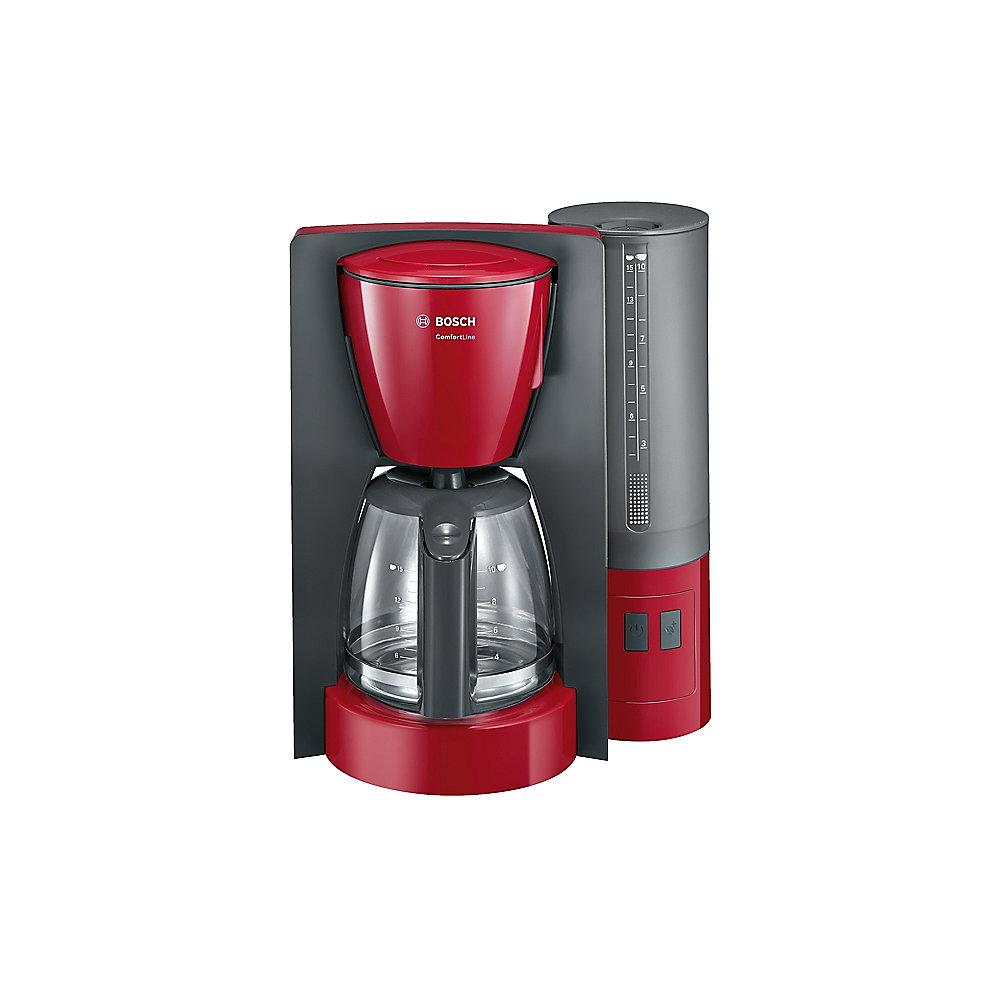 Bosch TKA6A044 ComfortLine Filterkaffeemaschine rot anthrazit