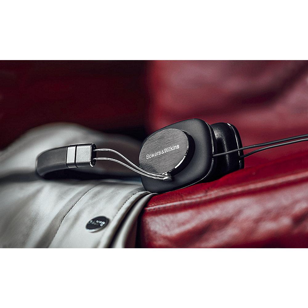 Bowers & Wilkins P3 Series 2 HiFi-Kopfhörer Schwarz mobil faltbar