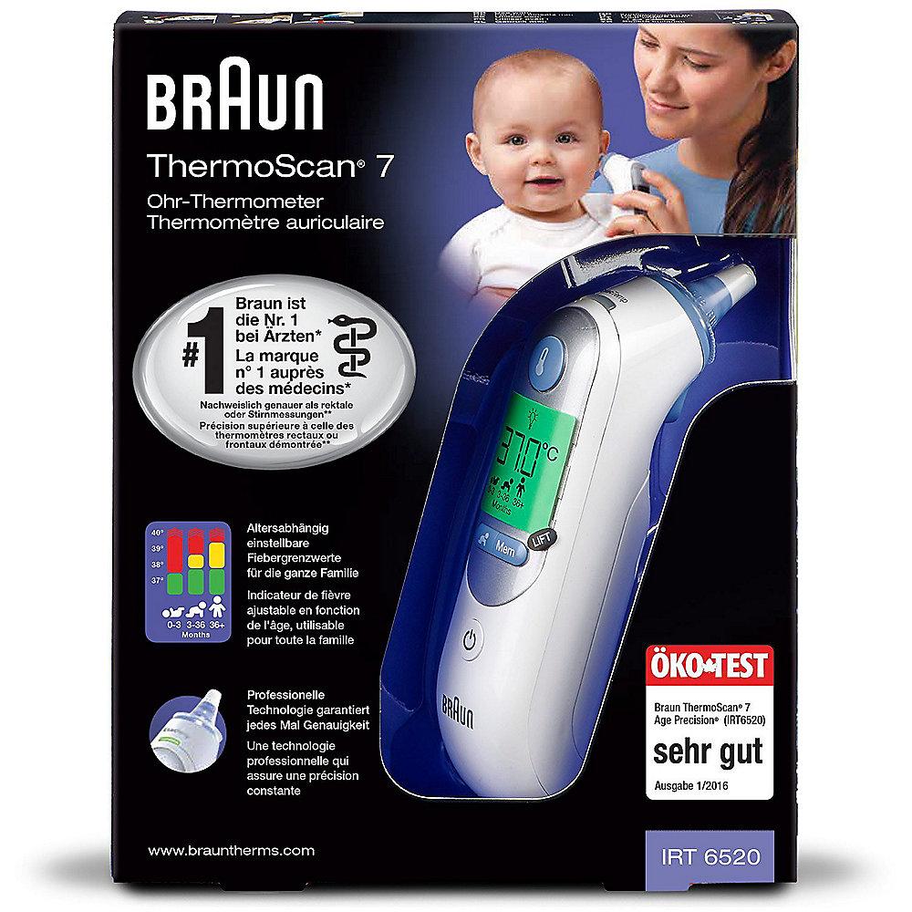 Braun IRT 6520 ThermoScan 7 Infrarot-Fieberthermometer