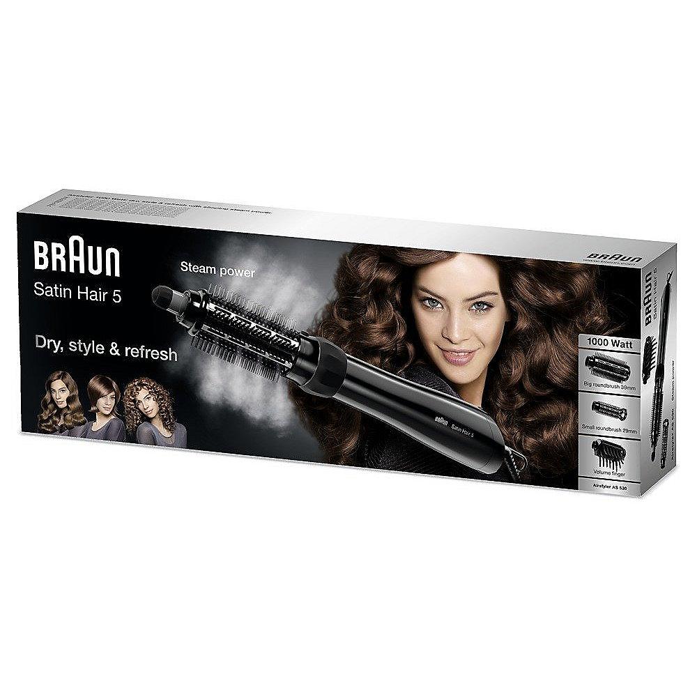 Braun Satin Hair 5 AS 530 Warmluftlockenbürste schwarz, Braun, Satin, Hair, 5, AS, 530, Warmluftlockenbürste, schwarz