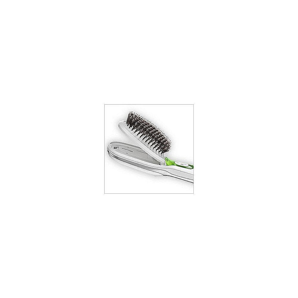 Braun Satin Hair 7 BR 750 Elektrische Haarbürste mit Naturborsten weiß
