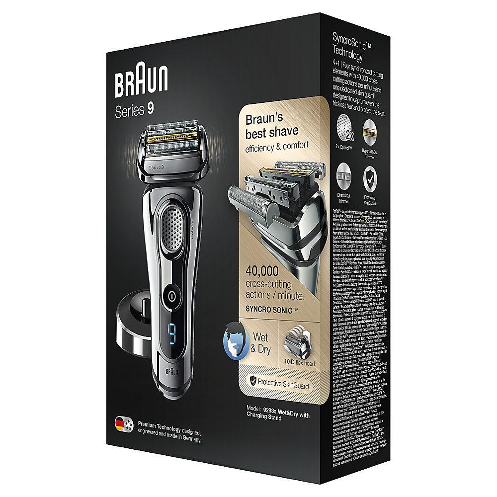 Braun Series 9 - 9293s Rasierer wet & dry silber