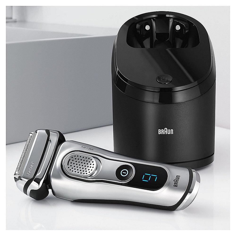 Braun Series 9 - 9295cc Rasierer-System mit Reinigungsstation wet & dry chrom