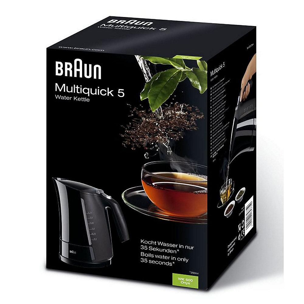 Braun WK 500 Wasserkocher schwarz