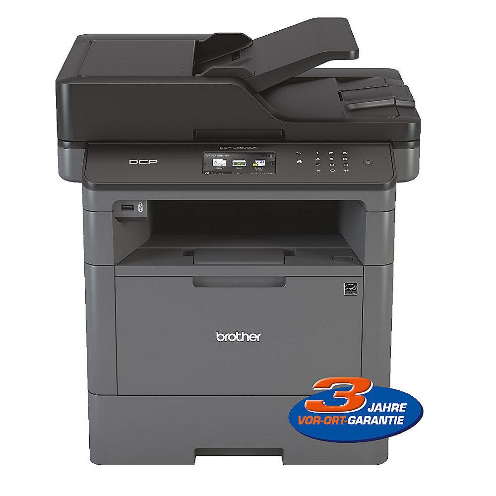 Brother DCP-L5500DN S/W-Laserdrucker Scanner Kopierer LAN, Brother, DCP-L5500DN, S/W-Laserdrucker, Scanner, Kopierer, LAN