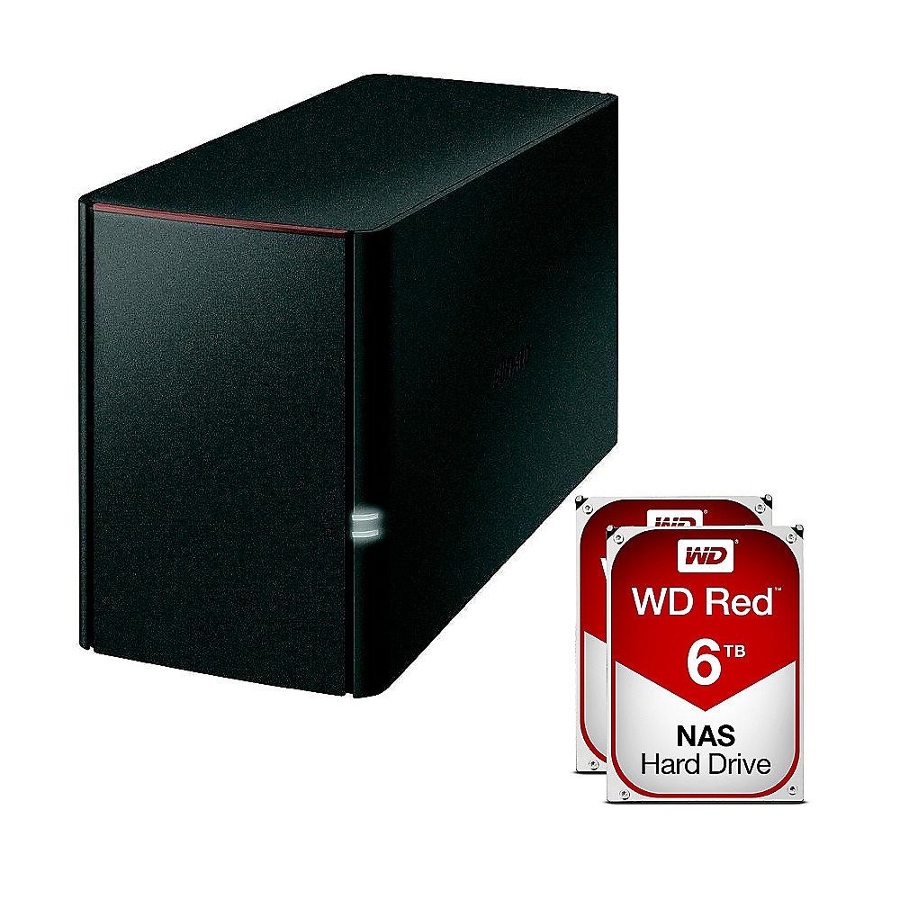 Buffalo LinkStation 220 NAS System 2-Bay 12TB inkl. 2x 6TB WD RED WD60EFRX