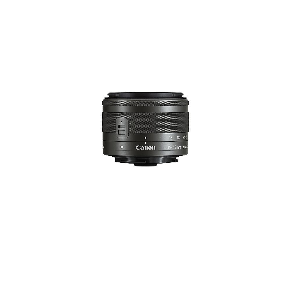 Canon EF-M 15-45mm f/3.5-6.3 IS STM Weitwinkel Zoom Objektiv schwarz