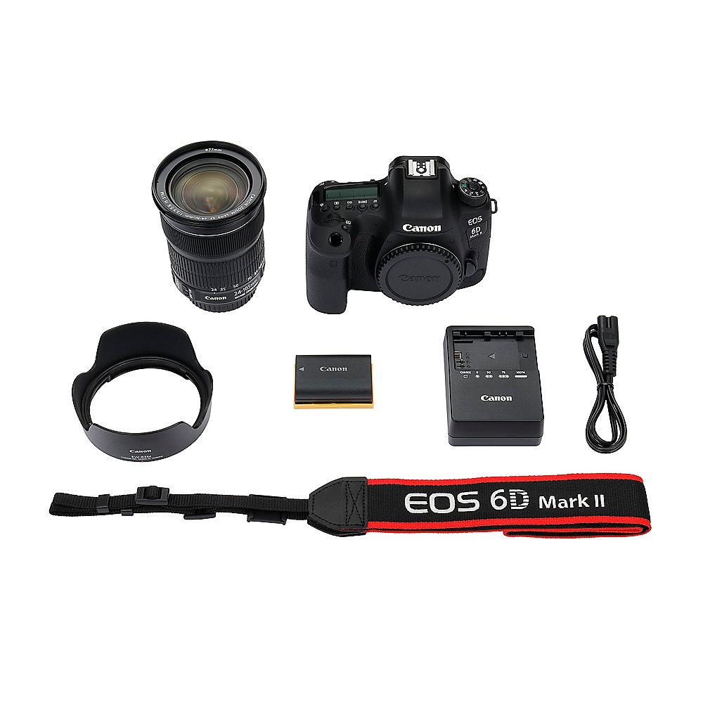 Canon EOS 6D Mark II Kit 24-105mm IS STM Spiegelreflexkamera, Canon, EOS, 6D, Mark, II, Kit, 24-105mm, IS, STM, Spiegelreflexkamera