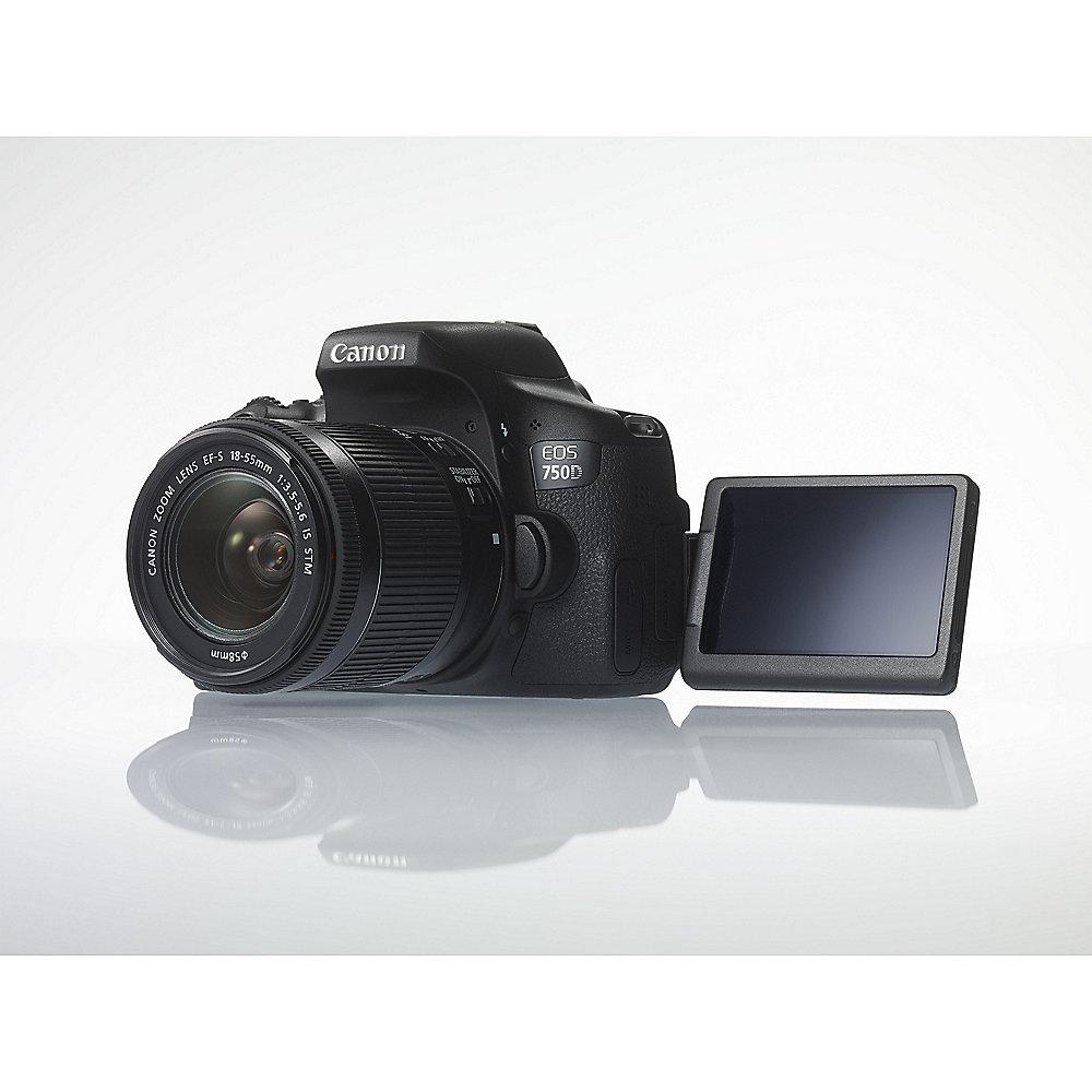 Canon EOS 750D Kit 18-135mm IS STM Spiegelreflexkamera, Canon, EOS, 750D, Kit, 18-135mm, IS, STM, Spiegelreflexkamera