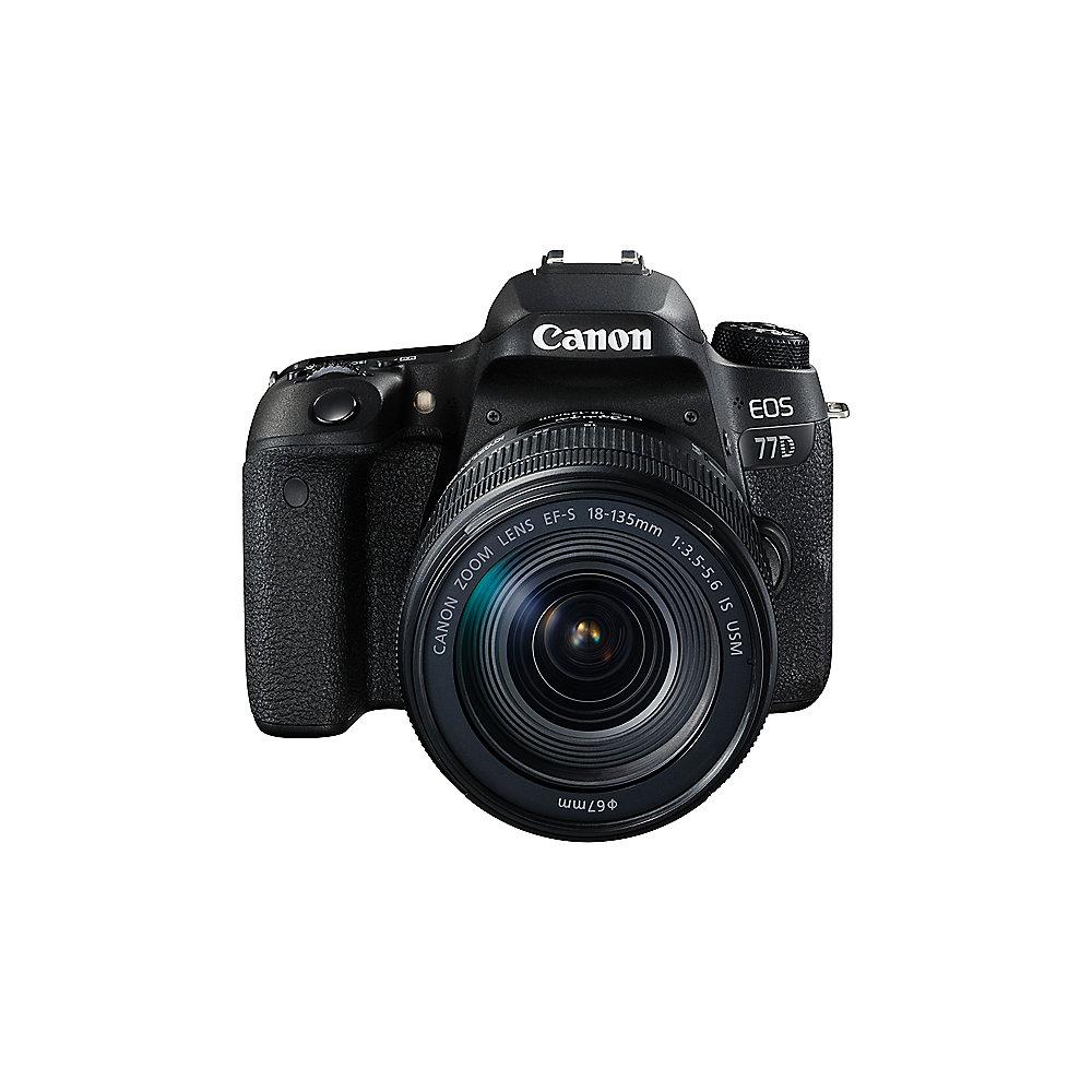 Canon EOS 77D Kit 18-135mm IS USM Spiegelreflexkamera