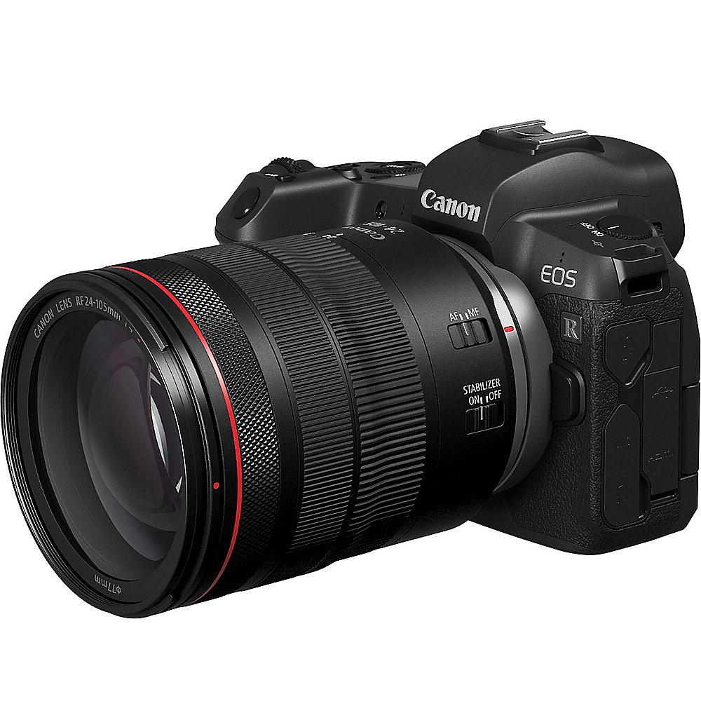 Canon EOS R Gehäuse  RF 24-105mm f/4L IS USM Objektiv  Bajonettadapter EF-EOS R