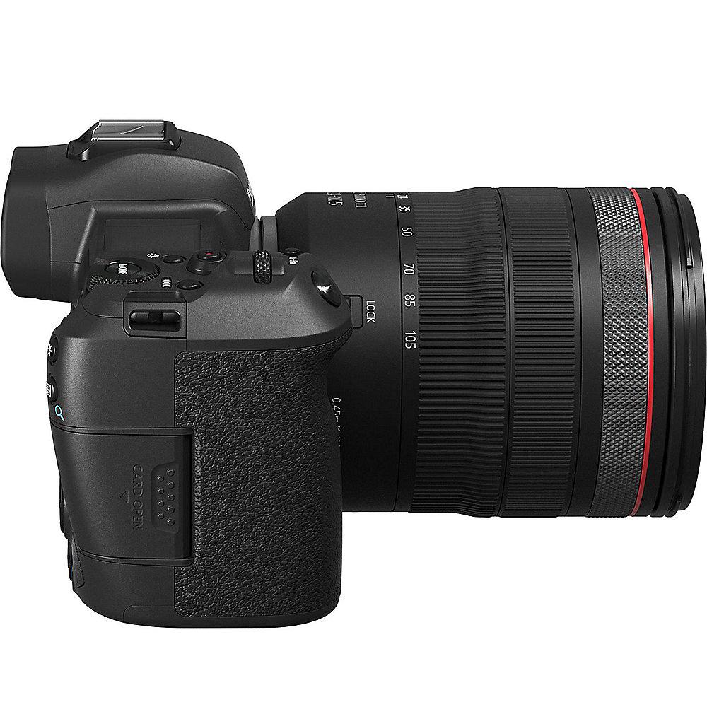 Canon EOS R Gehäuse  RF 24-105mm f/4L IS USM Objektiv  Bajonettadapter EF-EOS R, Canon, EOS, R, Gehäuse, RF, 24-105mm, f/4L, IS, USM, Objektiv, Bajonettadapter, EF-EOS, R